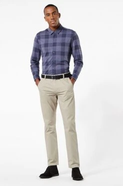 Dockers Alpha Slim Stretch Beige -Kleding Kortingswinkel 11557 18