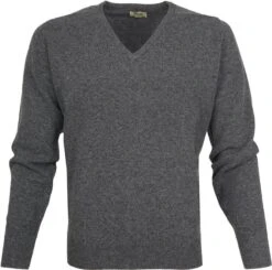 William Lockie Pullover Lamswol V Grijs 11 William Lockie Pullover Lamswol V Grijs -Kleding Kortingswinkel 13925 3 1