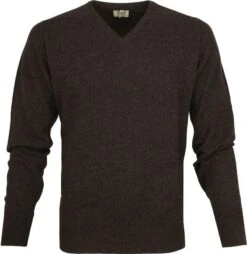 William LockiePullover Lamswol V Cacoa 11 William LockiePullover Lamswol V Cacoa -Kleding Kortingswinkel 13931 3 1