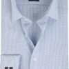 OLYMP Luxor Shirt SL7 Modern Fit Blauw Ruit