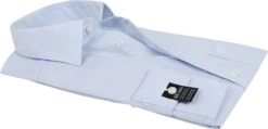 OLYMP Luxor Shirt SL7 Modern Fit Blauw Ruit -Kleding Kortingswinkel 14249 4