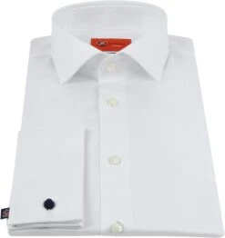 Suitable Overhemd White Twill Dubbelmanchet 10 Suitable Overhemd White Twill Dubbelmanchet -Kleding Kortingswinkel 14278 7