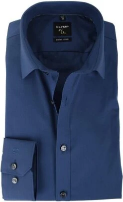 OLYMP No'6 Six Overhemd Skinny Fit Donkerblauw -Kleding Kortingswinkel 21032 1 1