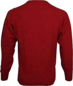 William Lockie Pullover Lamswol V Poppy -Kleding Kortingswinkel 2622 11