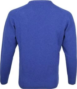 William Lockie Pullover Lamswol V Persian Royal Blue -Kleding Kortingswinkel 2626 7 1