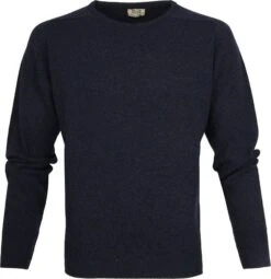 William Lockie Pullover Lamswol O Midnight Navy -Kleding Kortingswinkel 2631 4 1