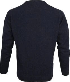 William Lockie Pullover Lamswol O Midnight Navy -Kleding Kortingswinkel 2631 6