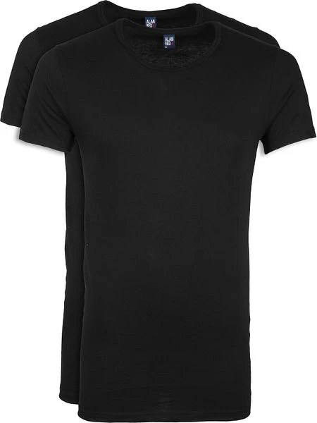 Alan Red Brede Ronde Hals James (2Pack) Zwart 3 Alan Red Brede Ronde Hals James (2Pack) Zwart