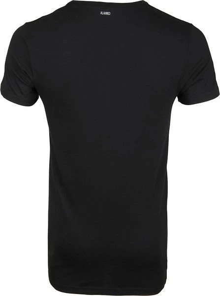 Alan Red Brede Ronde Hals James (2Pack) Zwart 7 Alan Red Brede Ronde Hals James (2Pack) Zwart - Afbeelding 5