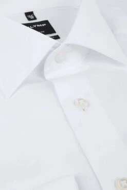 OLYMP Luxor Dubbelmanchet Overhemd Wit -Kleding Kortingswinkel 4237 6 1