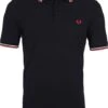 Fred Perry Polo Navy White Red 1 Fred Perry Polo Navy White Red -Kleding Kortingswinkel 5107 12