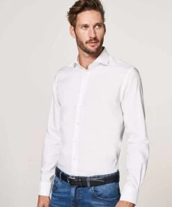 Profuomo Slim Fit Overhemd Cutaway -Kleding Kortingswinkel 5217 3 1