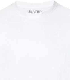 Slater 2-pack American T-shirt Wit -Kleding Kortingswinkel 57100 4 1