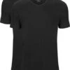 Slater 2-pack Basic Fit T-shirt V-hals Zwart