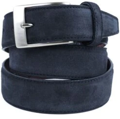 Profuomo Riem Suede Donker Blauw -Kleding Kortingswinkel 57391 4 1