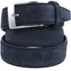 Profuomo Riem Suede Donker Blauw -Kleding Kortingswinkel 57391 4