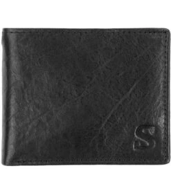 Suitable Portemonnee Dax Zwart Leer - Skim Proof