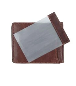 Suitable Portemonnee Dax Bruin Leer - Skim Proof -Kleding Kortingswinkel 57492 6