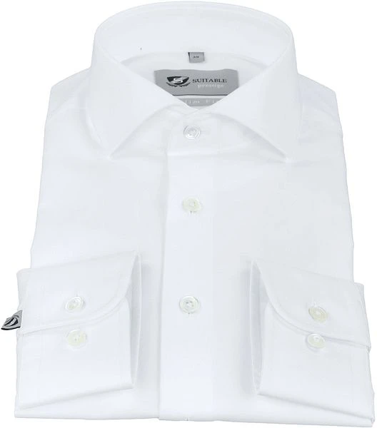 Suitable Overhemd Prestige Albini Wit 4 Suitable Overhemd Prestige Albini Wit - Afbeelding 2