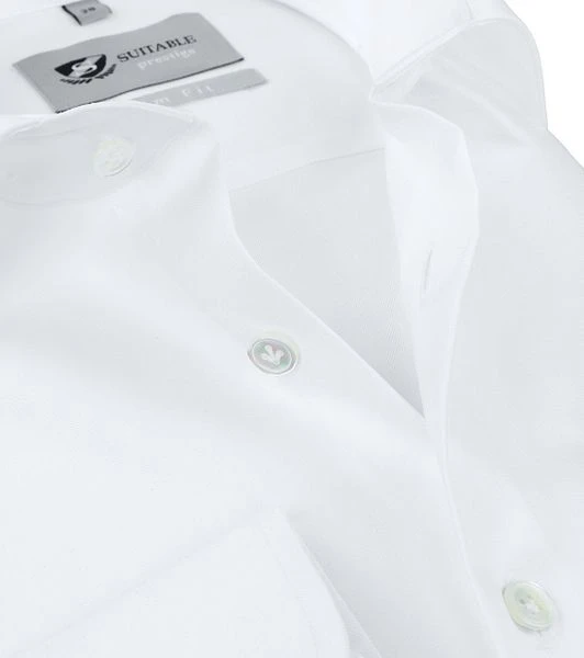 Suitable Overhemd Prestige Albini Wit 5 Suitable Overhemd Prestige Albini Wit - Afbeelding 3