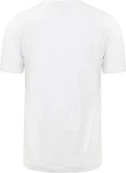 Alan Red T-shirt Oxford Wit -Kleding Kortingswinkel 57663 13