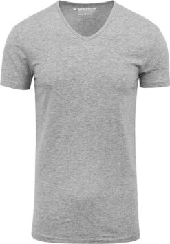 Garage Stretch Basic Grijs V-Hals