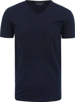 Garage Stretch Basic Navy V-Hals -Kleding Kortingswinkel 57712 3 1