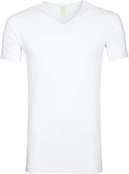 Alan Red Bamboo T-shirt V-Hals Wit 6 Alan Red Bamboo T-shirt V-Hals Wit - Afbeelding 4