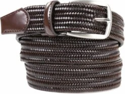 Suitable Geweven Riem Donkerbruin 11 Suitable Geweven Riem Donkerbruin -Kleding Kortingswinkel 59048 1 1