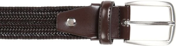 Suitable Geweven Riem Donkerbruin 7 Suitable Geweven Riem Donkerbruin - Afbeelding 5