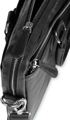 Suitable Leren Laptoptas 14 Inch Zwart 12 Suitable Leren Laptoptas 14 Inch Zwart -Kleding Kortingswinkel 59380 2 1