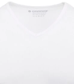 Garage Stretch Basic Wit V-Hals 10 Garage Stretch Basic Wit V-Hals -Kleding Kortingswinkel 59695 5