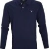 Gant Polo Longsleeve Navy 433 -Kleding Kortingswinkel 60016 1