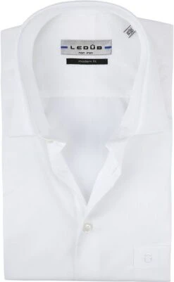 Ledub Overhemd Korte Mouwen Wit -Kleding Kortingswinkel 60528 5 1