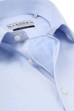 Ledub Overhemd Korte Mouwen Blauw -Kleding Kortingswinkel 60551 2 1