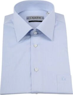 Ledub Overhemd Korte Mouwen Blauw -Kleding Kortingswinkel 60551 4