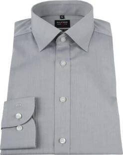 OLYMP Overhemd Level 5 BF Grijs -Kleding Kortingswinkel 60559 4