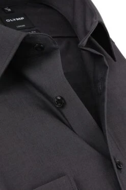 OLYMP Overhemd Luxor Modern-Fit Antraciet 13 OLYMP Overhemd Luxor Modern-Fit Antraciet -Kleding Kortingswinkel 60573 2 1