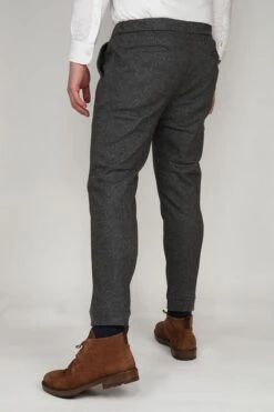 Suitable Easky Pantalon Jersey Antraciet -Kleding Kortingswinkel 60867 19