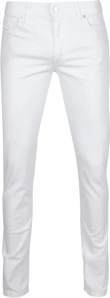 Alberto Pipe Denim Wit 8 Alberto Pipe Denim Wit - Afbeelding 6