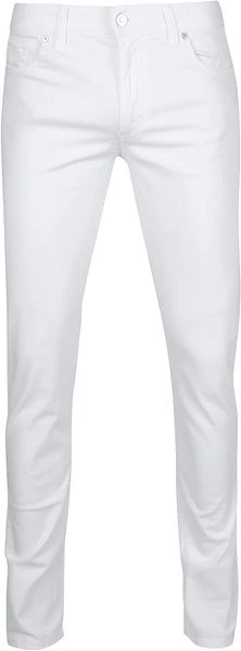 Alberto Pipe Denim Wit