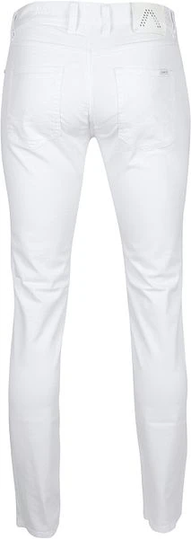 Alberto Pipe Denim Wit 7 Alberto Pipe Denim Wit - Afbeelding 5
