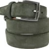 Suitable Leren Riem Suede Groen 1 Suitable Leren Riem Suede Groen -Kleding Kortingswinkel 60955 1