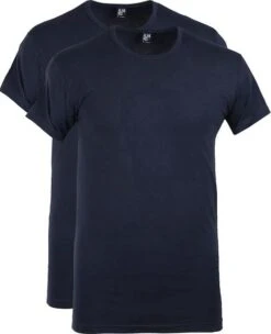 Alan Red Ottawa T-shirt Stretch Navy (2Pack) 12 Alan Red Ottawa T-shirt Stretch Navy (2Pack) -Kleding Kortingswinkel 61085 8 1