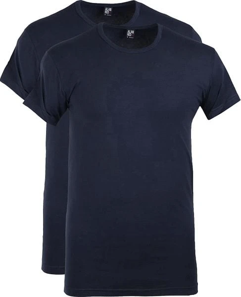 Alan Red Ottawa T-shirt Stretch Navy (2Pack) 7 Alan Red Ottawa T-shirt Stretch Navy (2Pack) - Afbeelding 5