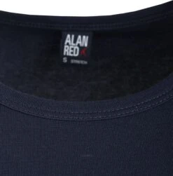 Alan Red Ottawa T-shirt Stretch Navy (2Pack) 13 Alan Red Ottawa T-shirt Stretch Navy (2Pack) -Kleding Kortingswinkel 61085 9 1