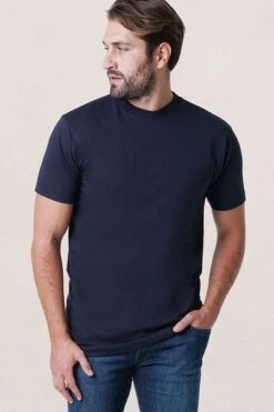 Alan Red T-Shirt Virginia Navy (2 Pack) -Kleding Kortingswinkel 61212 5 1