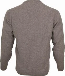 William Lockie Pullover Lamswol Vole Bruin Grijs 13 William Lockie Pullover Lamswol Vole Bruin Grijs -Kleding Kortingswinkel 61622 3 1