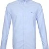 Gant Casual Overhemd Oxford Lichtblauw -Kleding Kortingswinkel 61796 1