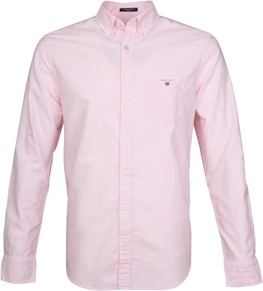 Gant Casual Overhemd Oxford Roze 7 Gant Casual Overhemd Oxford Roze - Afbeelding 5
